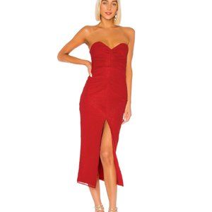NWT Red Dress Cubales Lovers and Friends Revolve